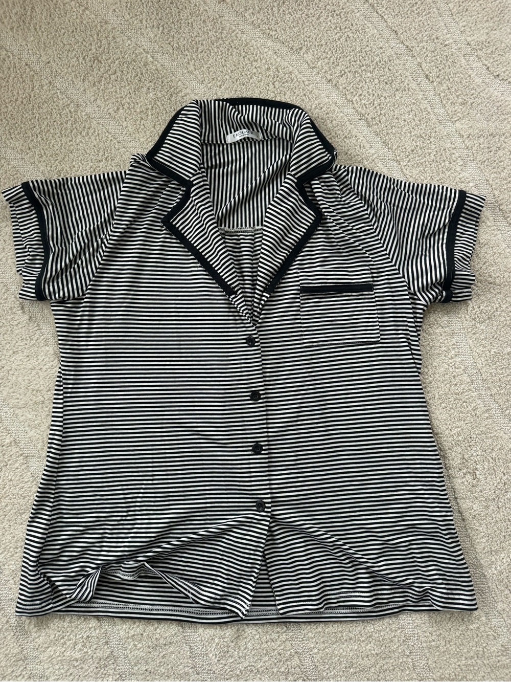 EKOUAER Striped pajama set